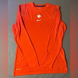 Clemson Tigers Men's Size Medium Nike Performance Pullover Sweatshirt Orange